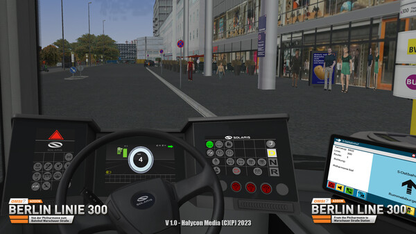 Скриншот из OMSI 2 Add-on Berlin Linie 300