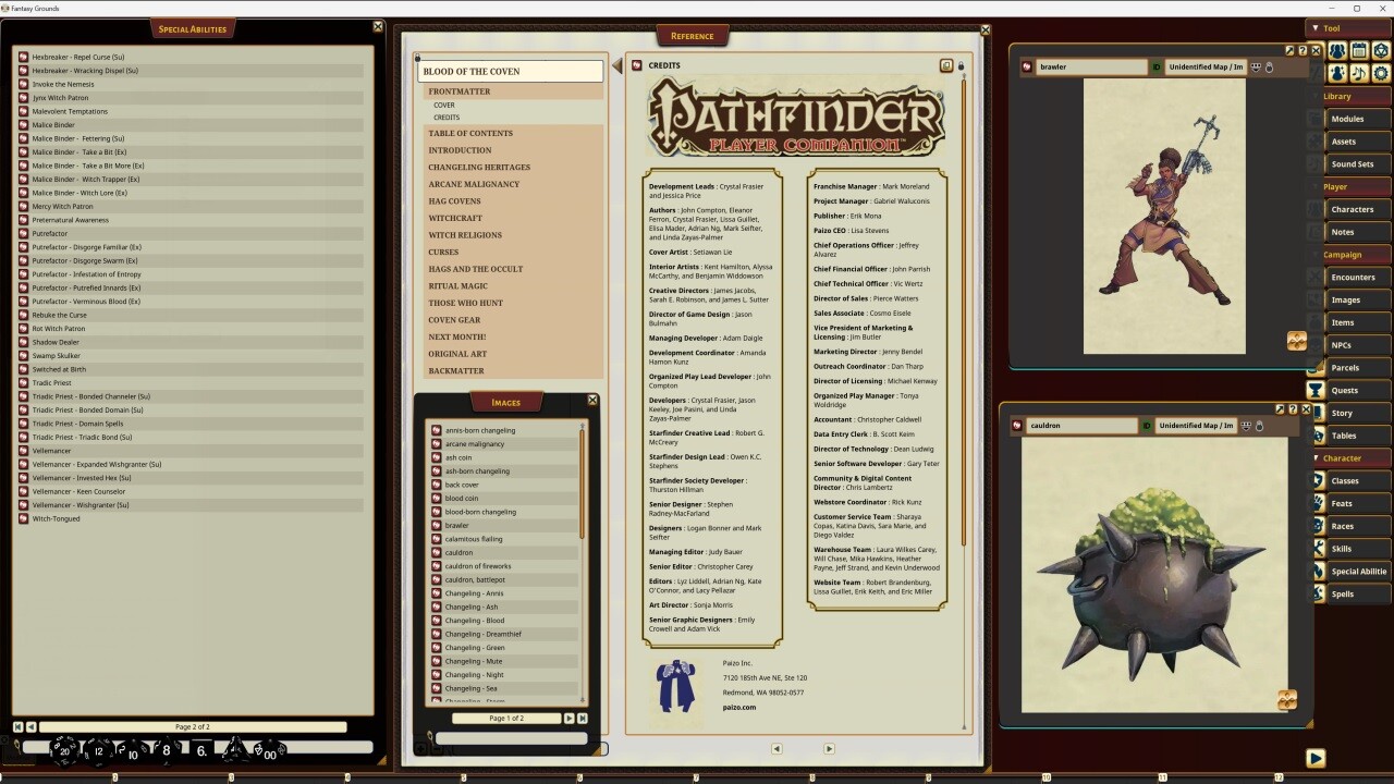 Fantasy Grounds - Pathfinder RPG - Pathfinder Companion: Blood of the Coven #4