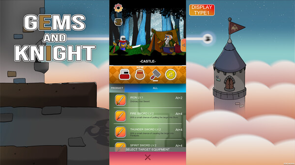 Скриншот из Gems And Knight