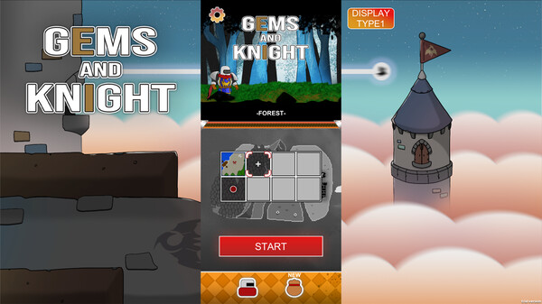 Скриншот из Gems And Knight