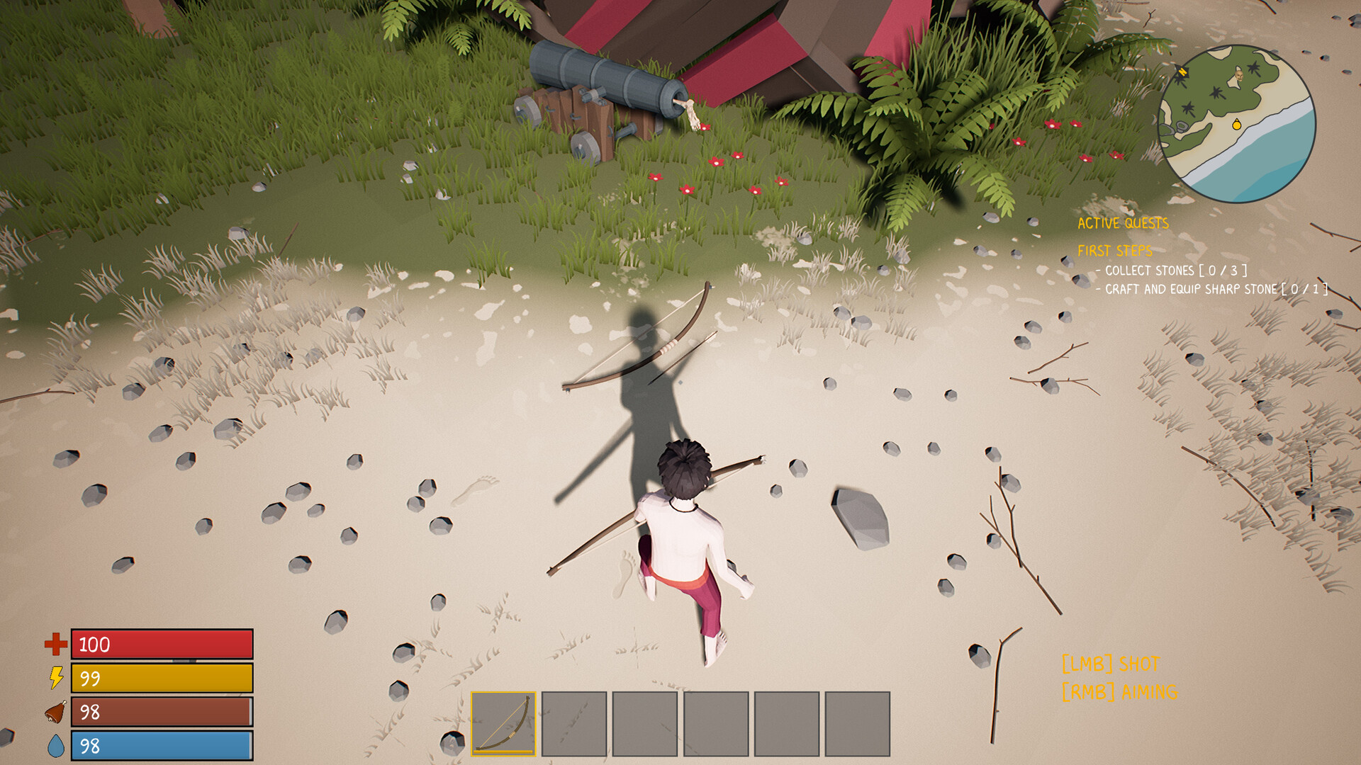 Survival Dead Poly Bow screenshot screenshot 1