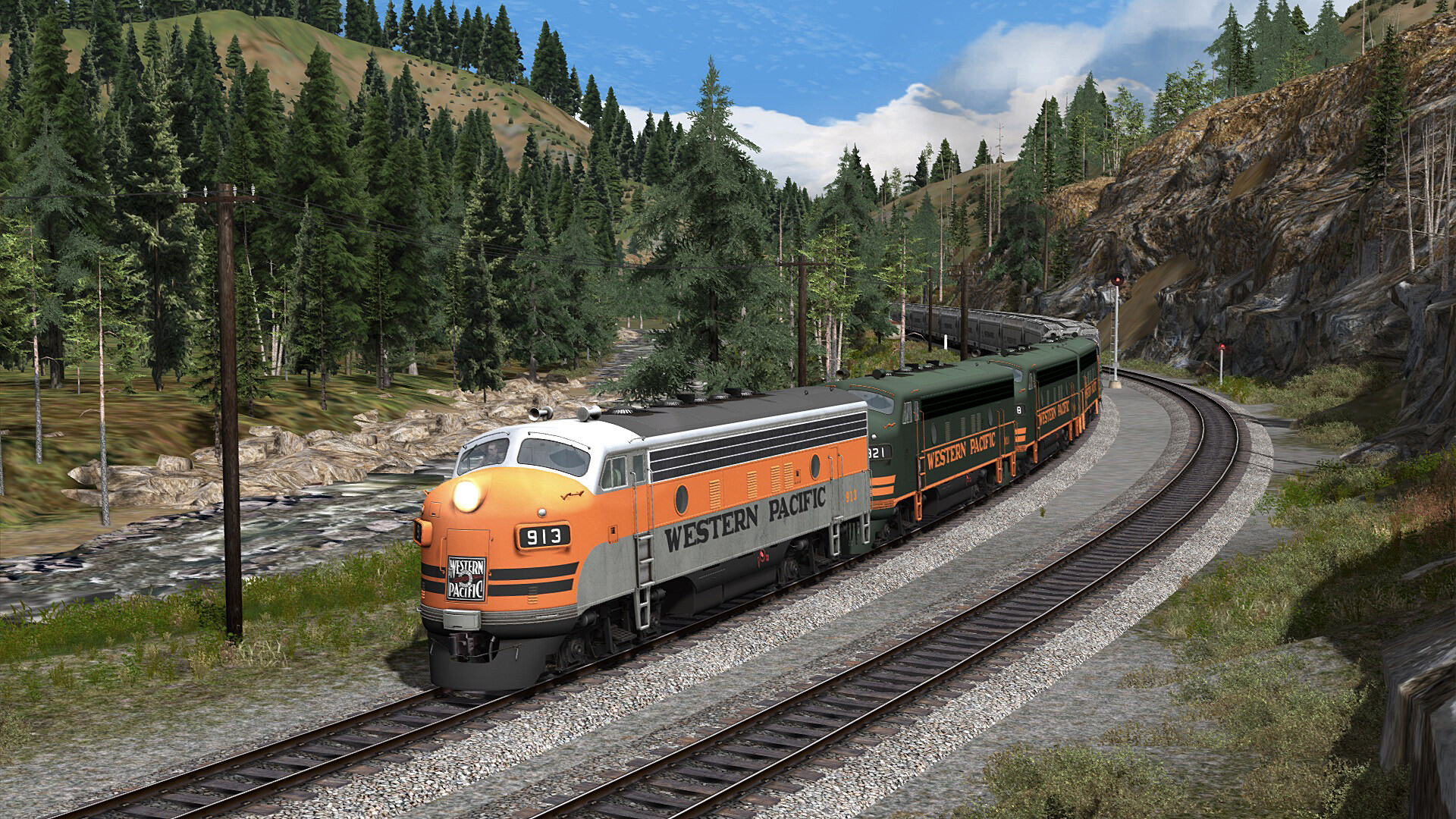 Train Simulator: Feather River Canyon Enhanced: Oroville - Portola #2