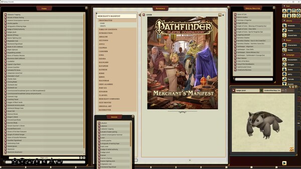 Fantasy Grounds - Pathfinder RPG - Pathfinder Companion: Merchant's Manifest