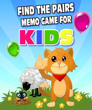 Find The Pairs Memo Game for Kids