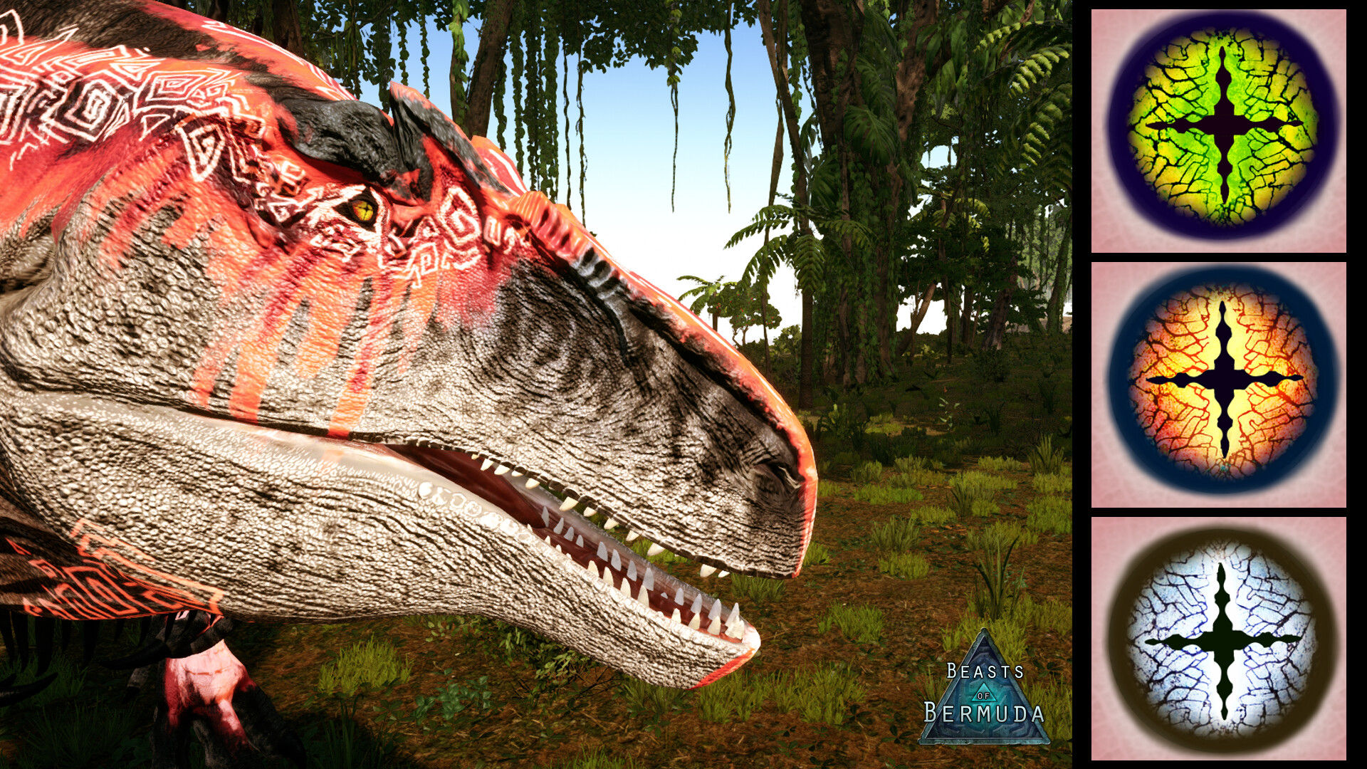 Beasts of Bermuda - Acrocanthosaurus Supporter Warpaint #5