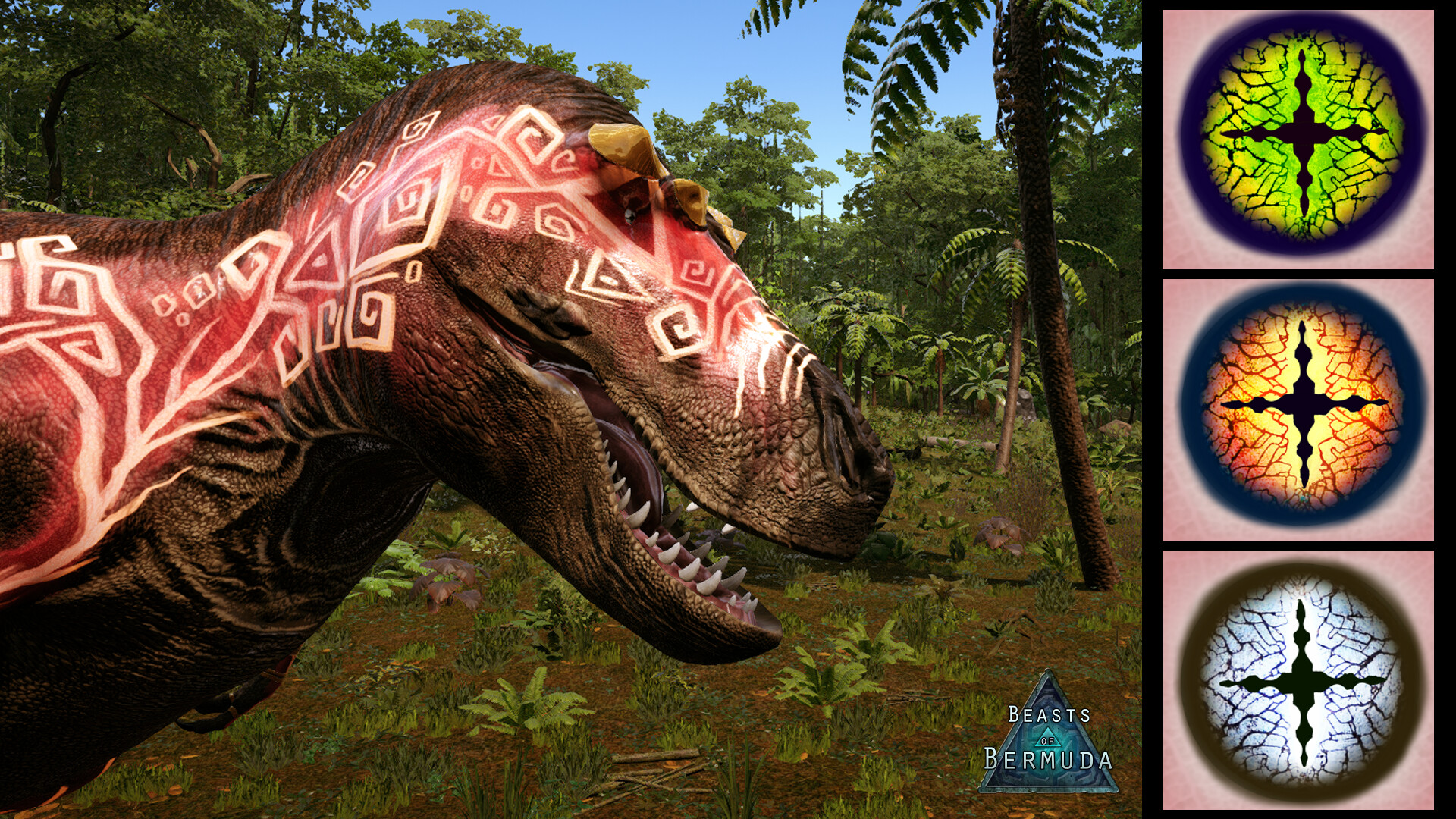 Beasts of Bermuda - Tyrannosaurus rex Supporter Warpaint #5