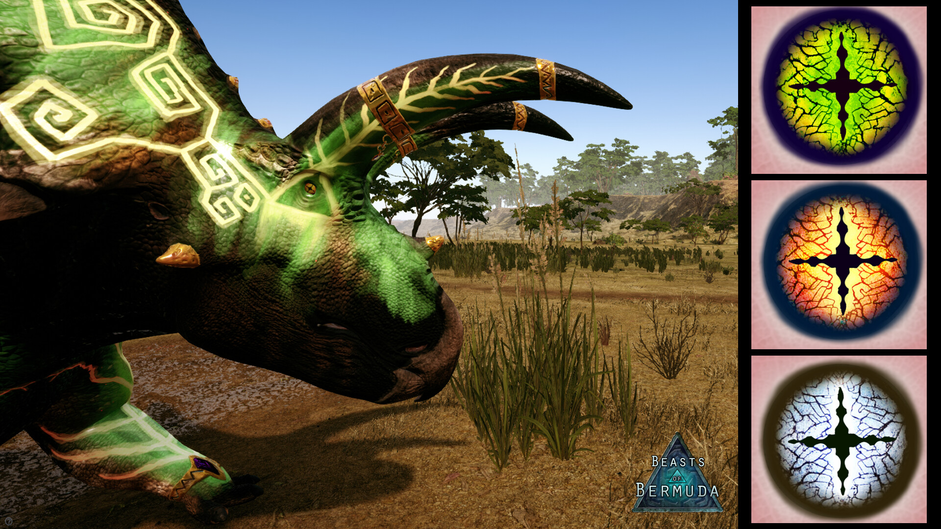 Beasts of Bermuda - Coahuilaceratops Supporter Warpaint #5