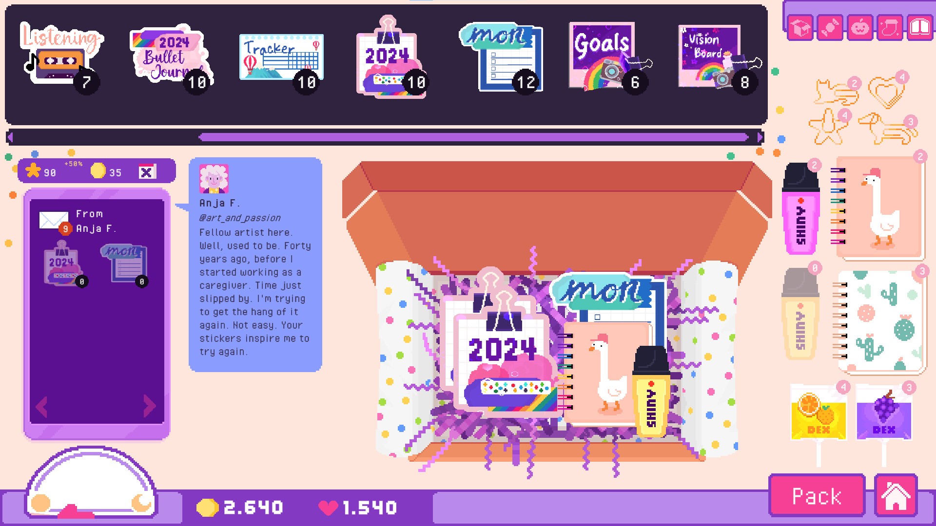 Sticky Business: Plan With Me screenshot screenshot 1