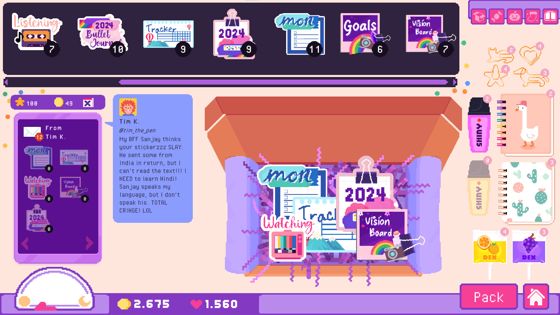 Sticky Business: Plan With Me screenshot screenshot 4