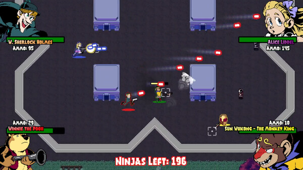 Скриншот из Inverse Ninjas VS. The Public Domain