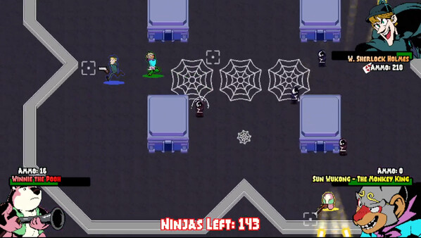 Скриншот из Inverse Ninjas VS. The Public Domain