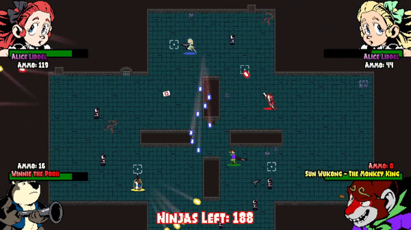 Скриншот из Inverse Ninjas VS. The Public Domain