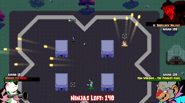 Скриншот из Inverse Ninjas VS. The Public Domain