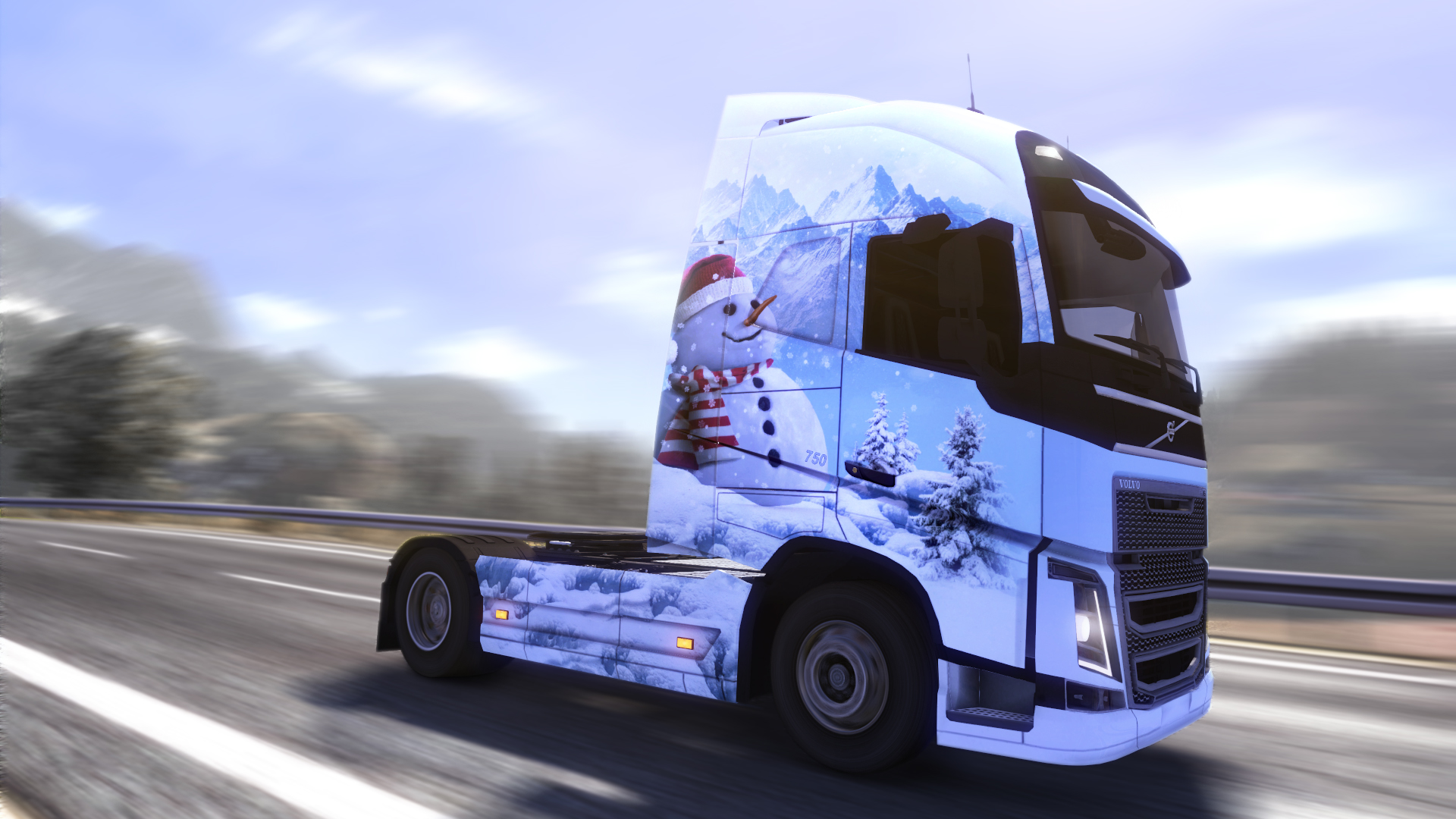 Euro Truck Simulator 2 - Ice Cold Paint Jobs Pack Featured Screenshot #1