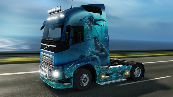 скриншот Euro Truck Simulator 2 - Prehistoric Paint Jobs Pack 3