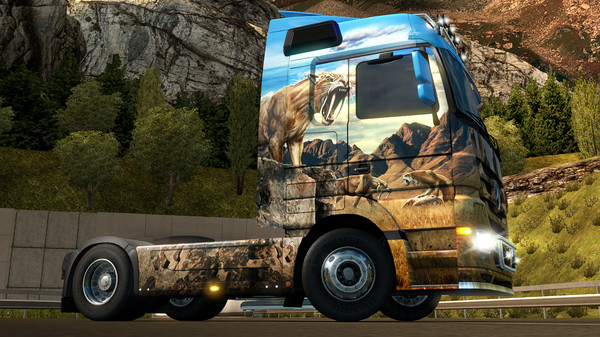 скриншот Euro Truck Simulator 2 - Prehistoric Paint Jobs Pack 5