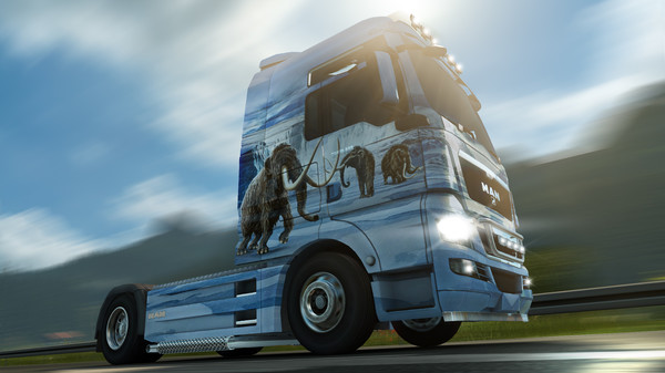 скриншот Euro Truck Simulator 2 - Prehistoric Paint Jobs Pack 1