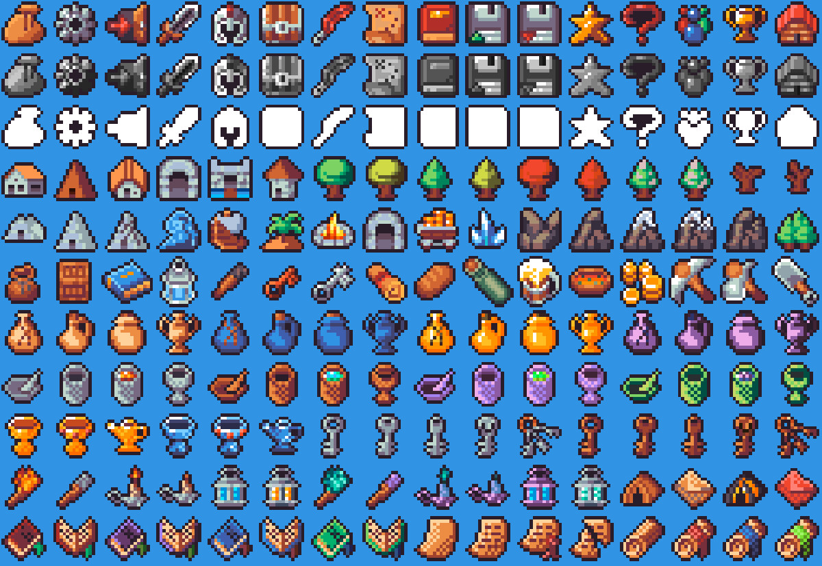 RPG Maker MV - Raven Fantasy Icons - 7000+ #2