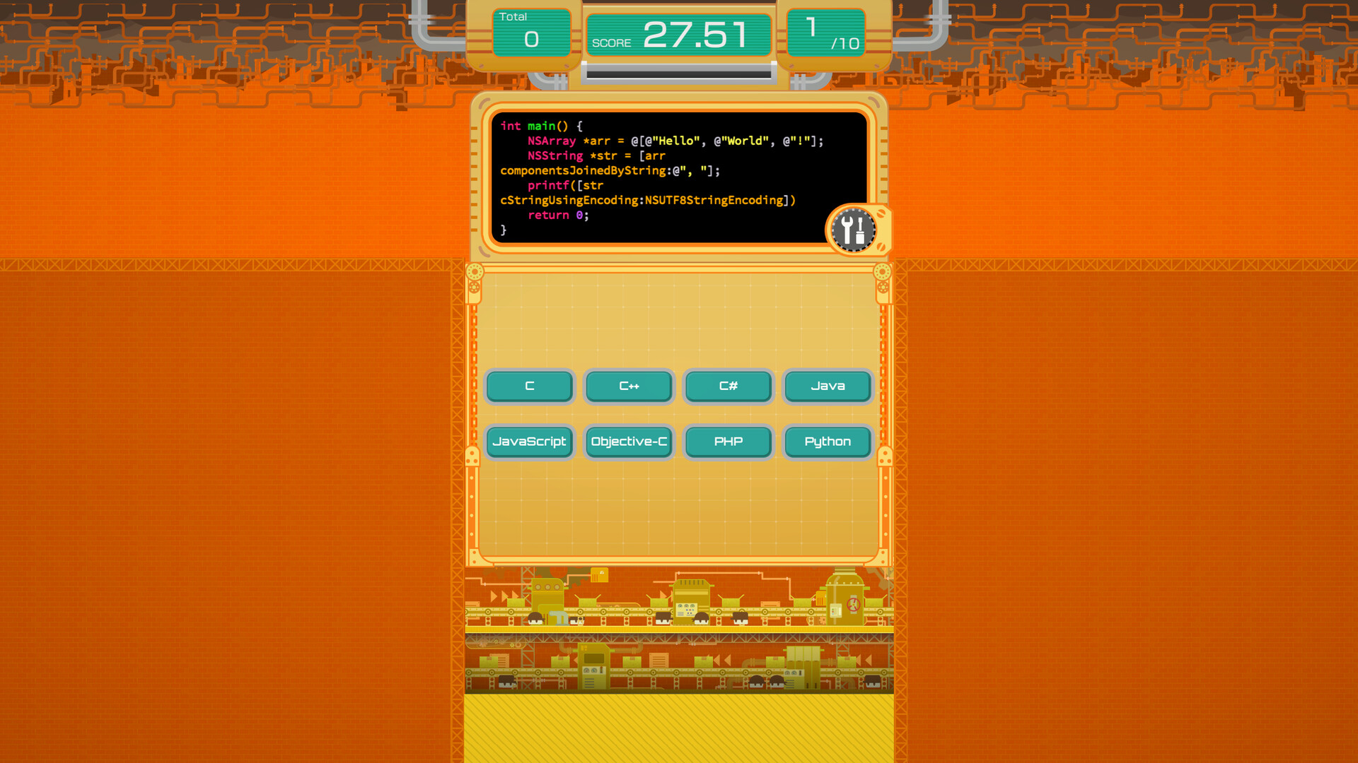 HelloWorldFactory screenshot 1