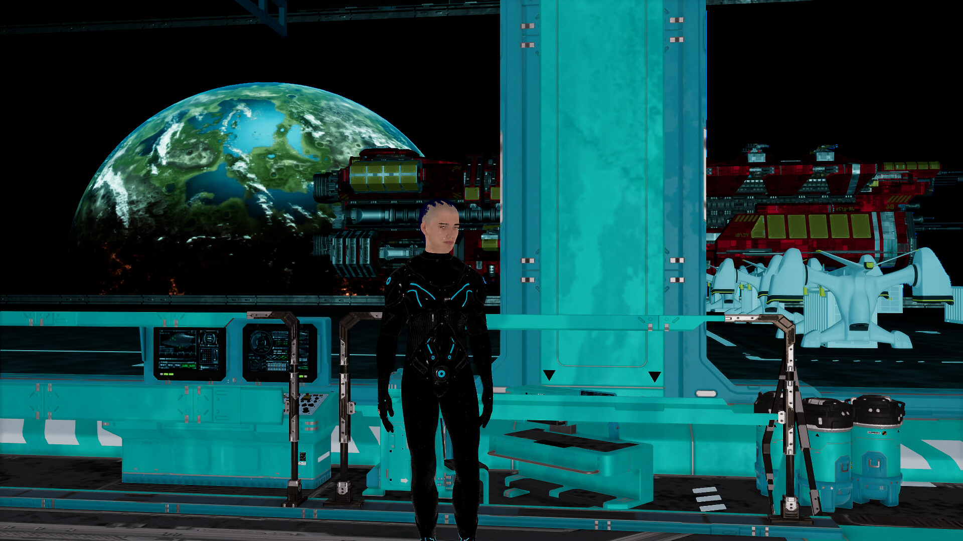 Cyberpunk men for Sci-fi builder #5