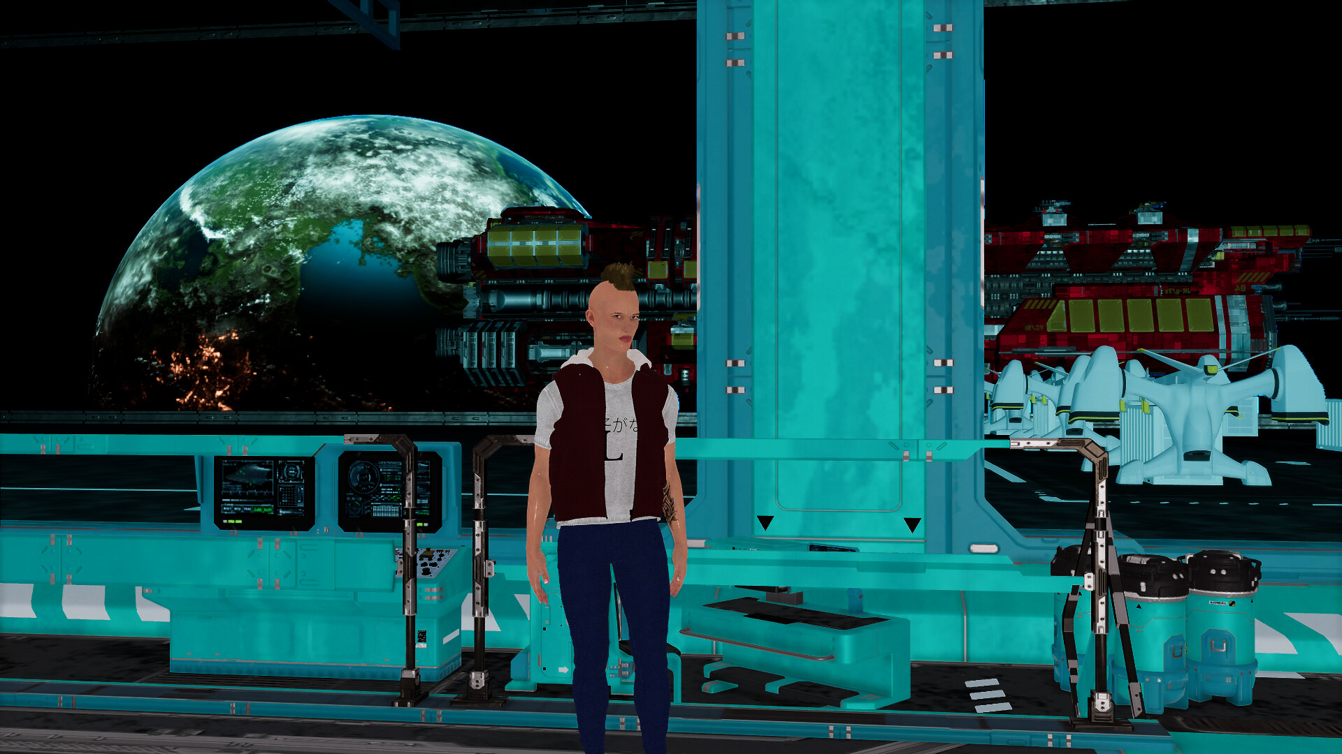 Cyberpunk men for Sci-fi builder #0