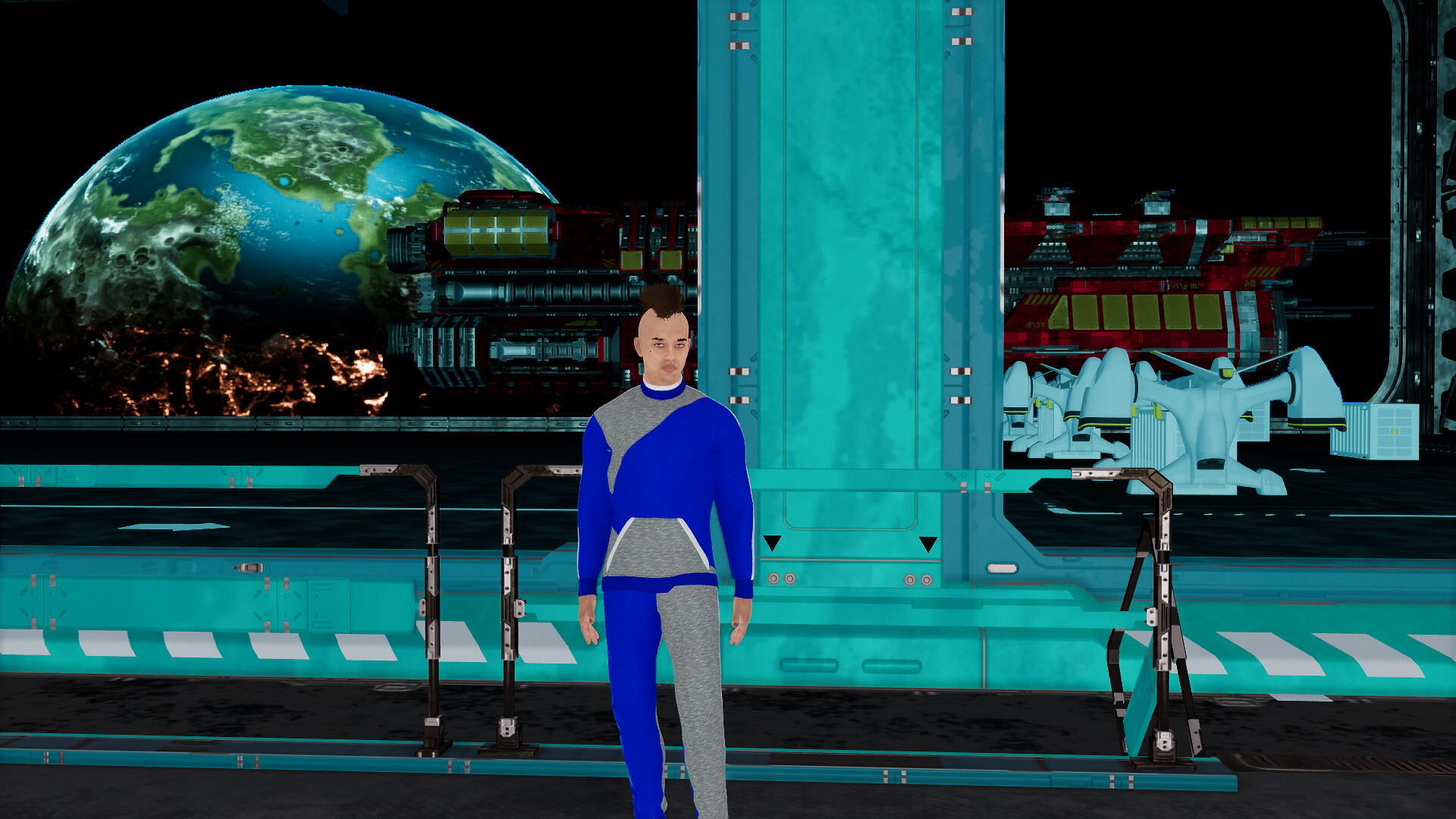 Cyberpunk men for Sci-fi builder screenshot screenshot 8