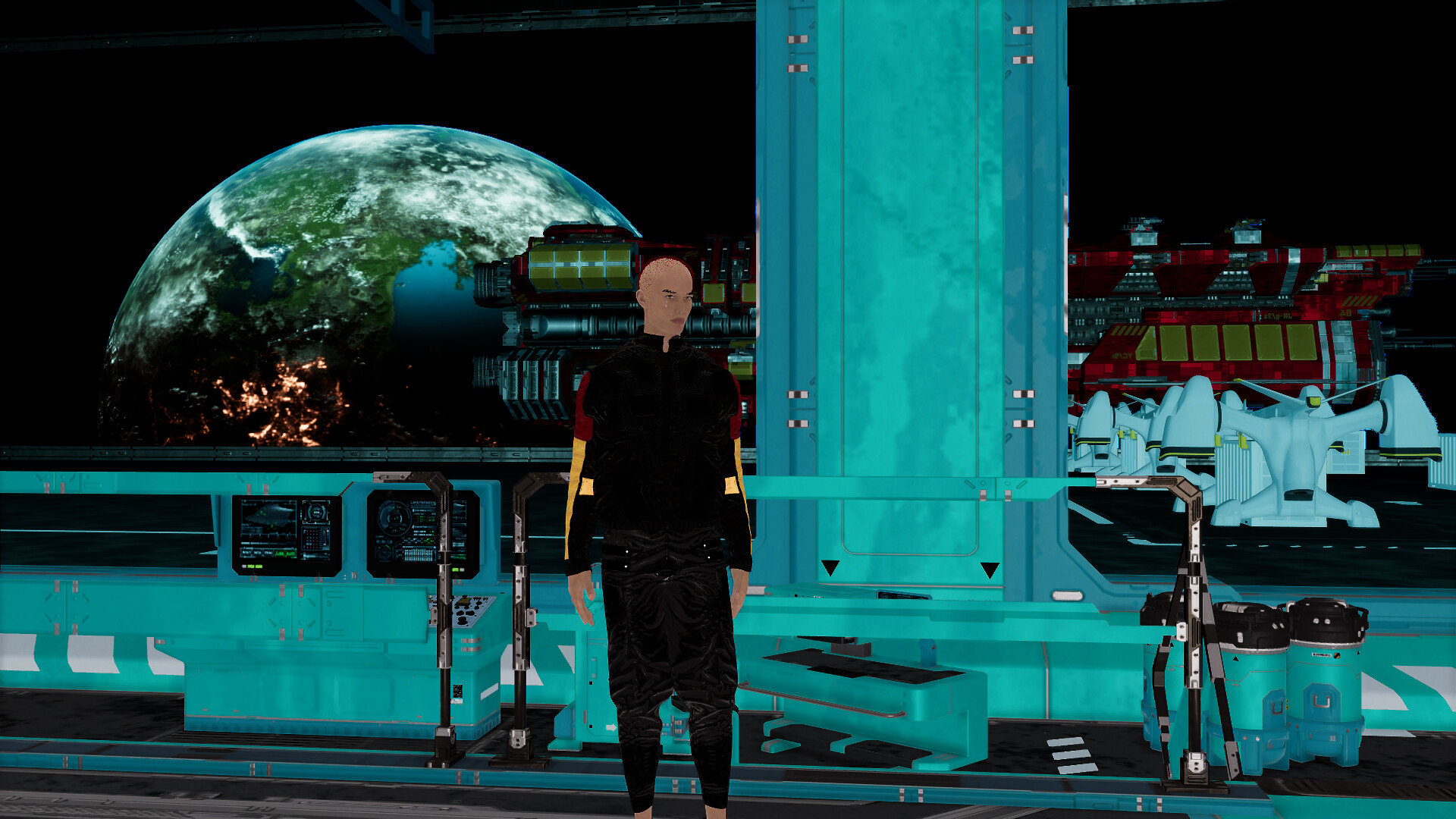 Cyberpunk men for Sci-fi builder #4