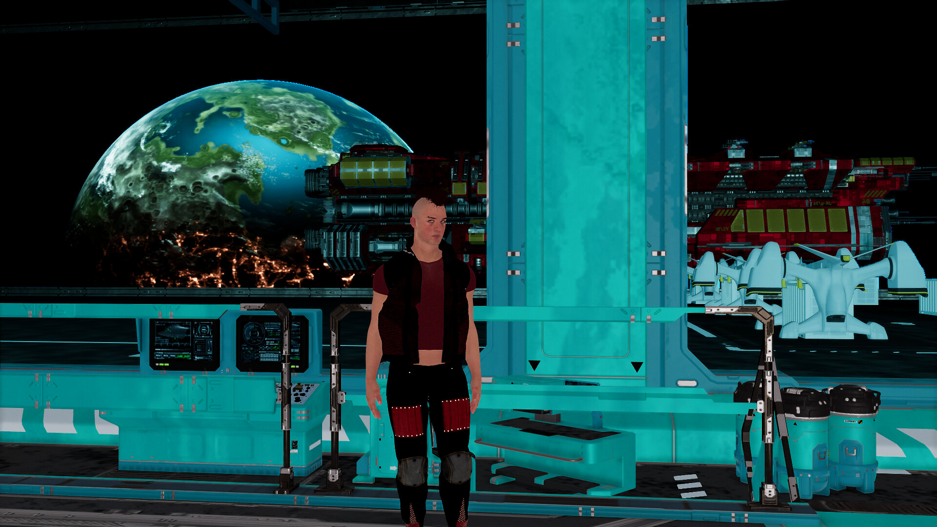 Cyberpunk men for Sci-fi builder screenshot screenshot 6