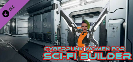 Cyberpunk women for Sci-fi builder banner image