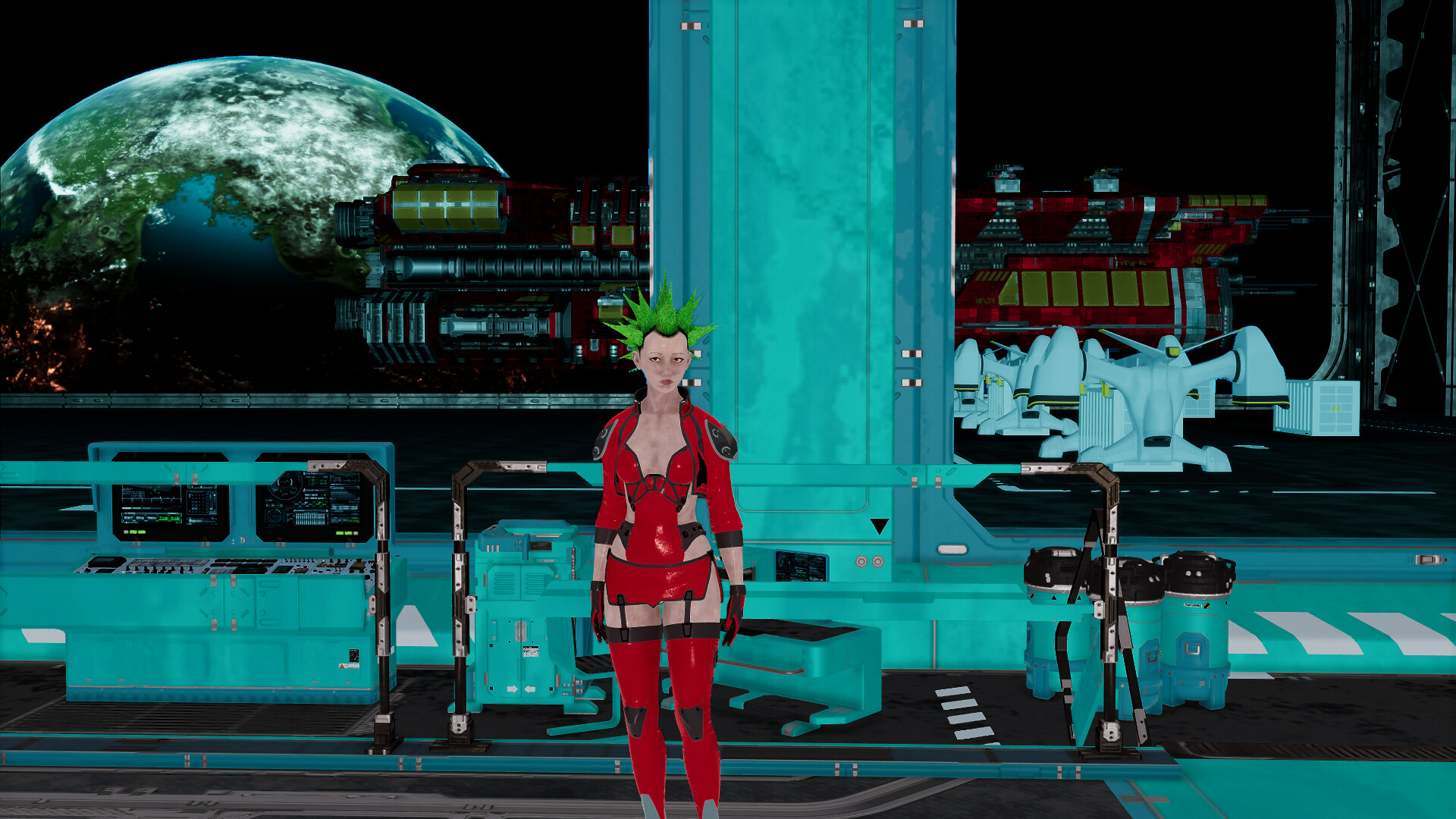 Cyberpunk women for Sci-fi builder screenshot screenshot 8