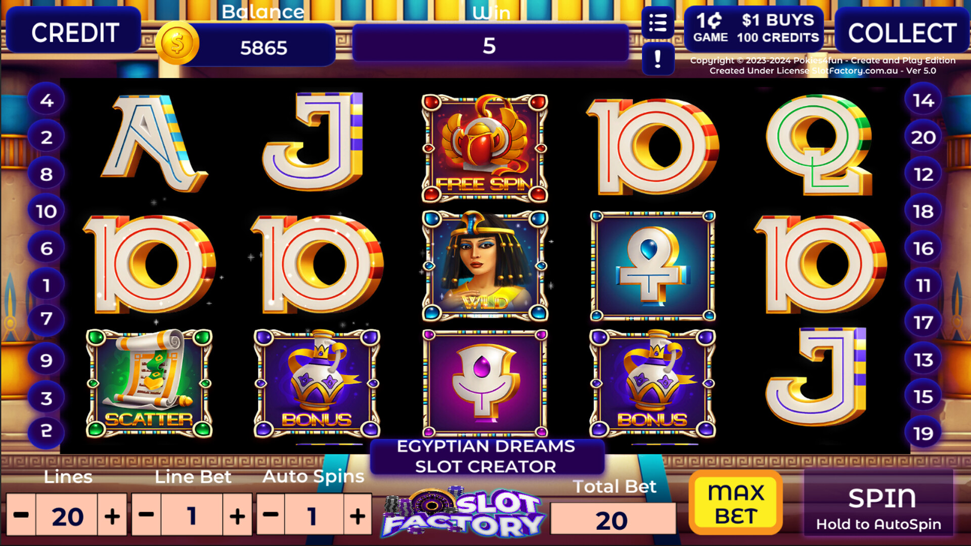 Egyptian Dreams screenshot screenshot 3