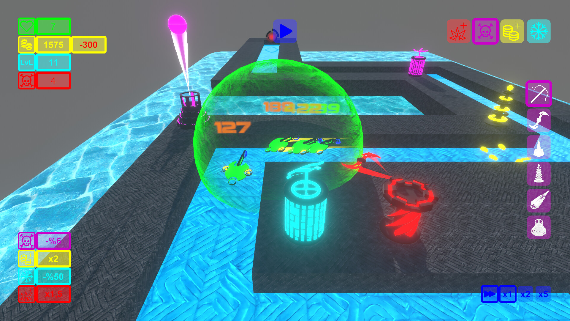 The Line TD screenshot 1