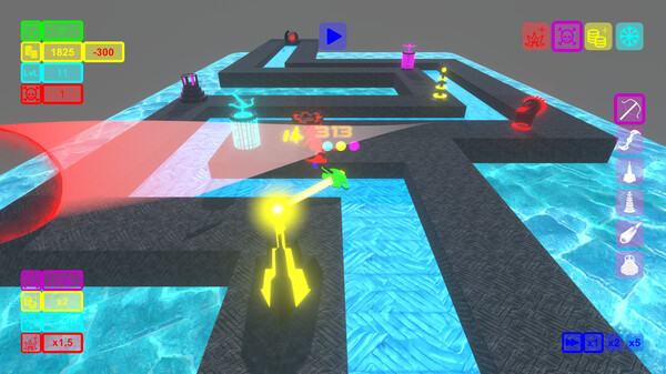 The Line TD game for Linux 1