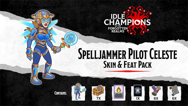 Idle Champions - Spelljammer Pilot Celeste Skin & Feat Pack
