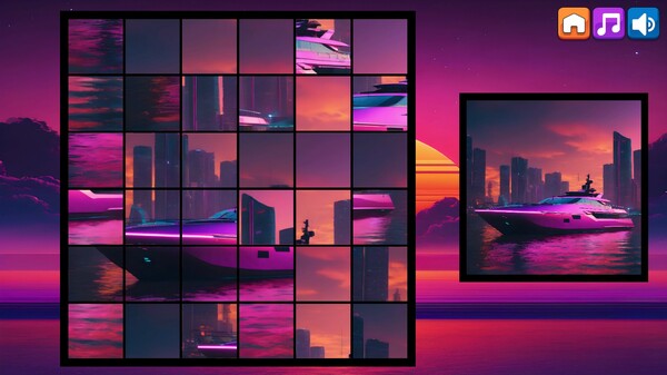 OG Puzzlers: Synthwave Boats