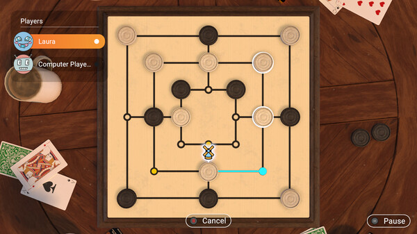 Скриншот из Backgammon + Checkers + Mills Скриншот из Backgammon + Checkers + Mills