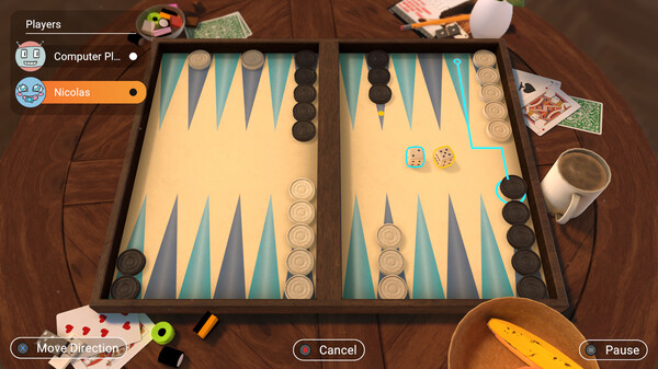 Backgammon + Checkers + Mills