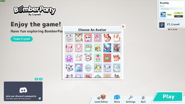 Bomber Party Cute Anime Creatures Avatar DLC