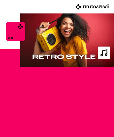 Movavi Video Editor 2024 - Retro Style Music Pack