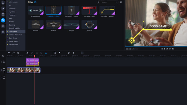 Скриншот из Movavi Video Editor 2024 - Good Game Pack