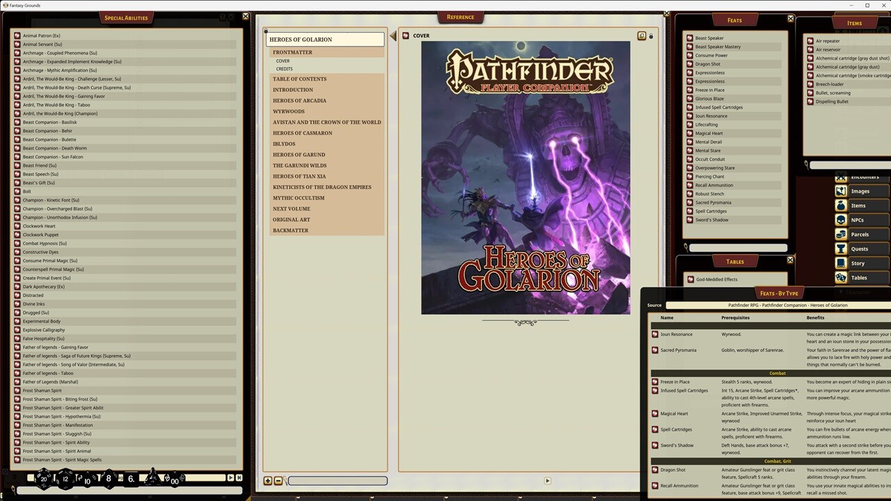 Fantasy Grounds - Pathfinder RPG - Pathfinder Companion: Heroes of Golarion #0