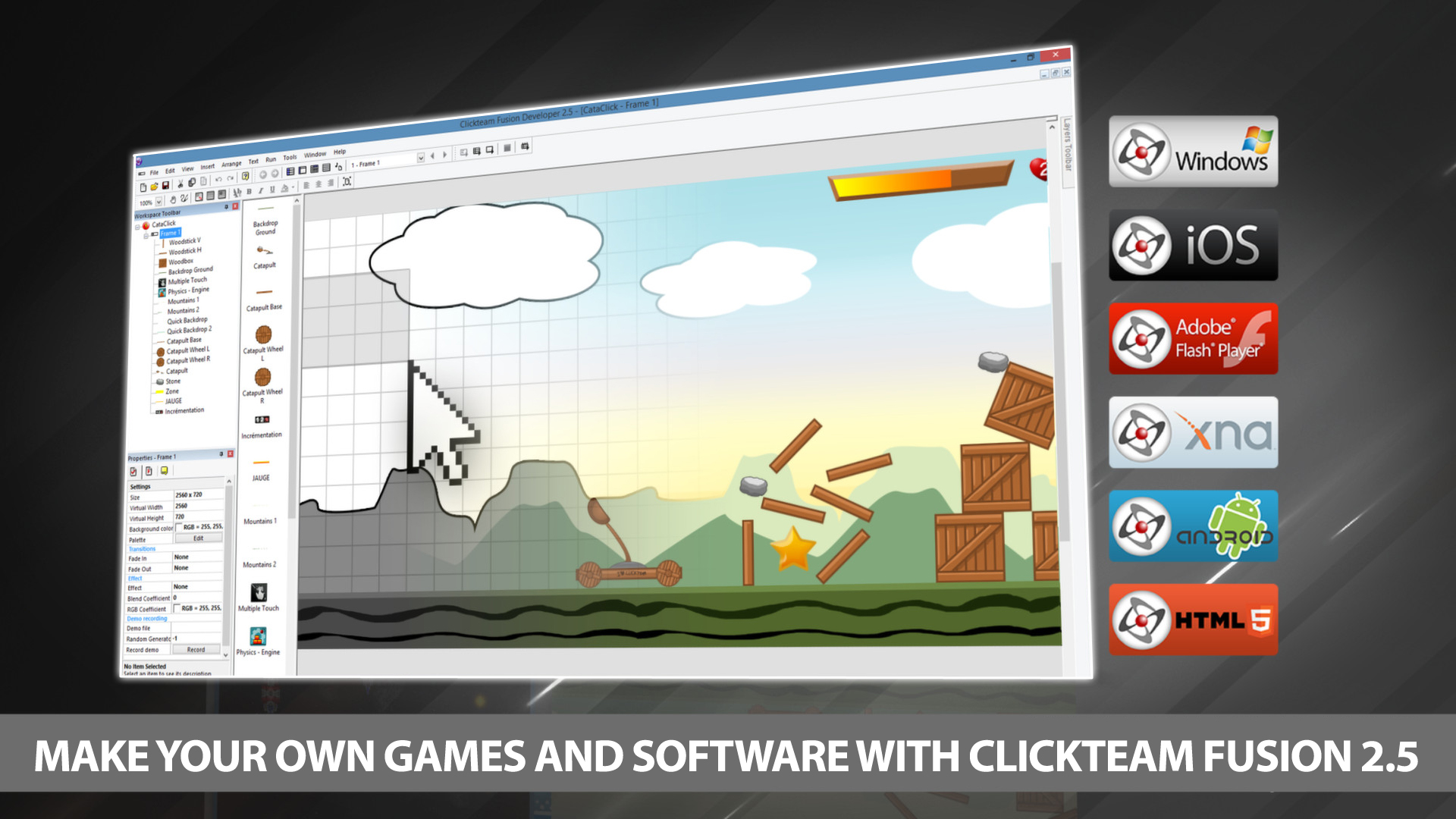 Flash Exporter for Clickteam Fusion 2.5 Featured Screenshot #1