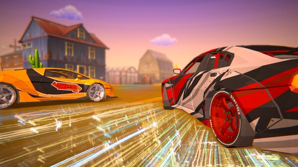 Скриншот из Polyturbo Drift Racing Simulator