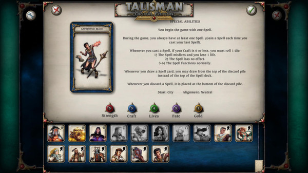 скриншот Talisman - Character Pack #8 - Apprentice Mage 2