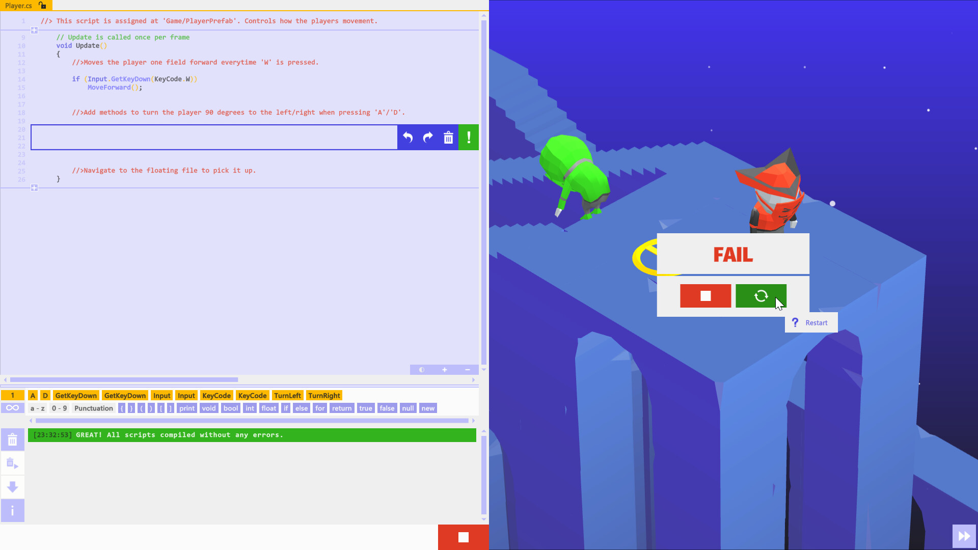 U-Sharp: The Unity Coding Learning Game в Steam