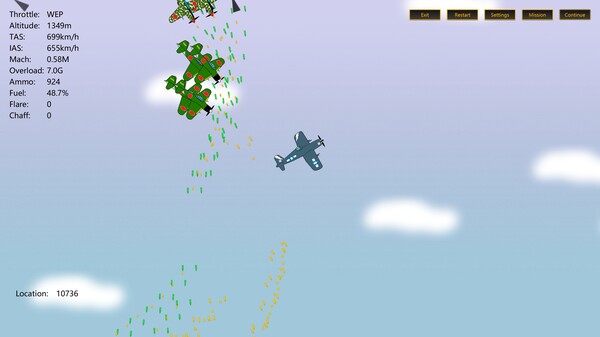 2D Dogfight - World War II (Eastern Front and Pacific)