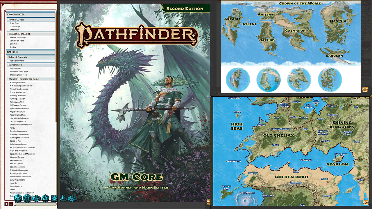 Pathfinder 2 RPG - GM Core for Fantasy Grounds