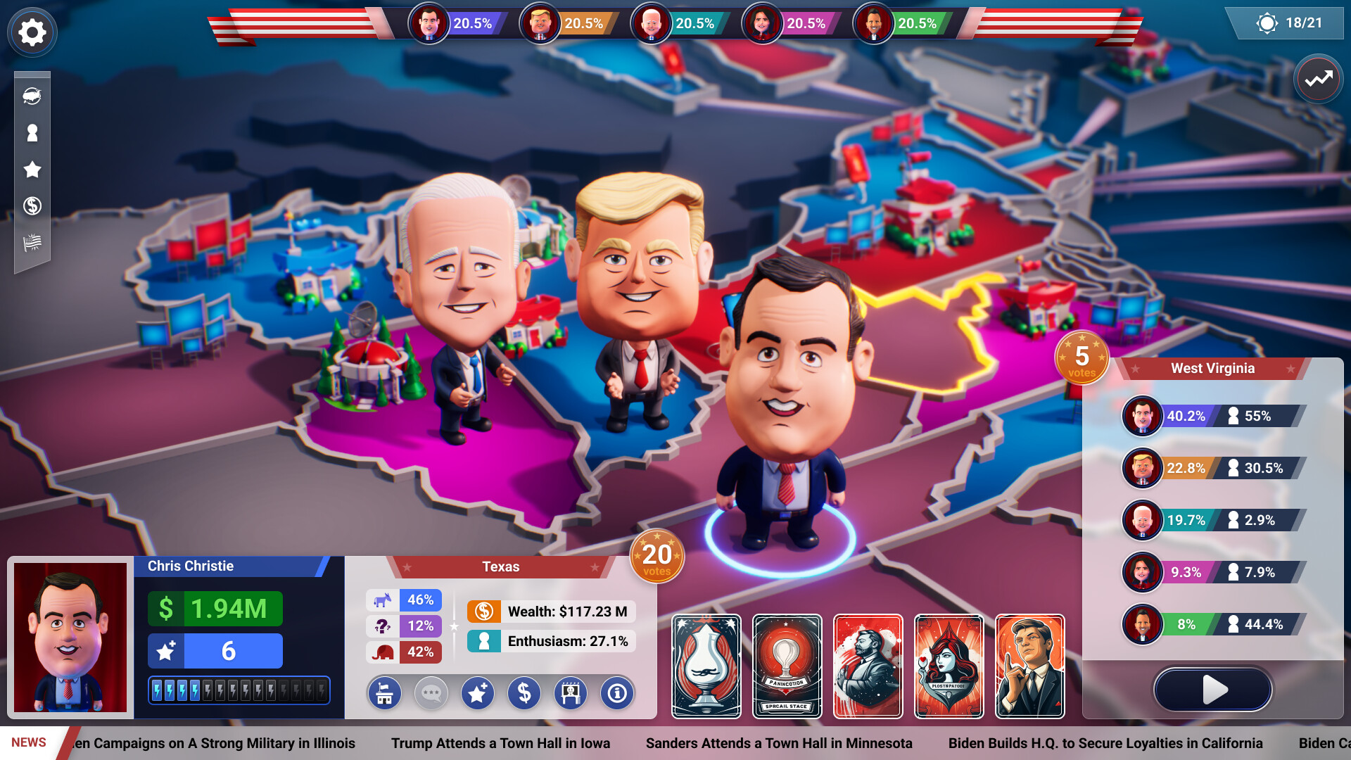 The Political Machine 2024 - Cabinet of Curiosities on Steam