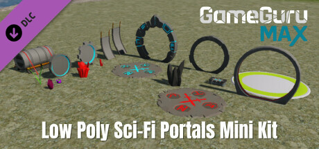 GameGuru MAX Low Poly Mini Kit - Sci-Fi Portals