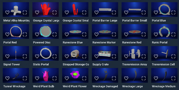 GameGuru MAX Low Poly Mini Kit - Sci-Fi Portals #2